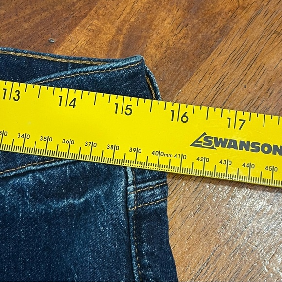 J. Crew Slim Wide Leg Full-Length button front denim jeans size 29 - Picture 5 of 8